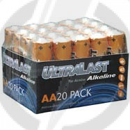 UltraLast AA battery, 20 pack