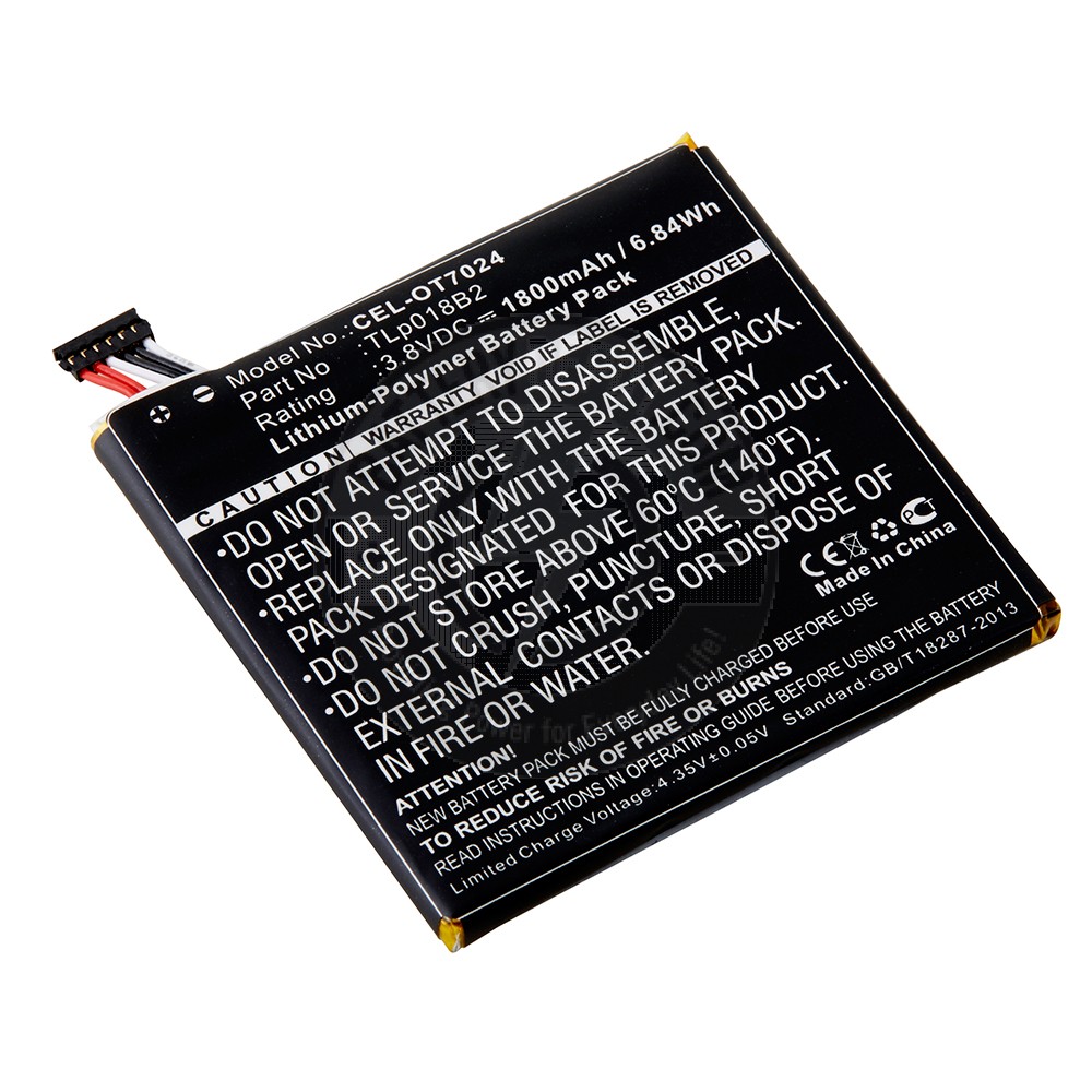 Cell Phone Battery for Alcatel