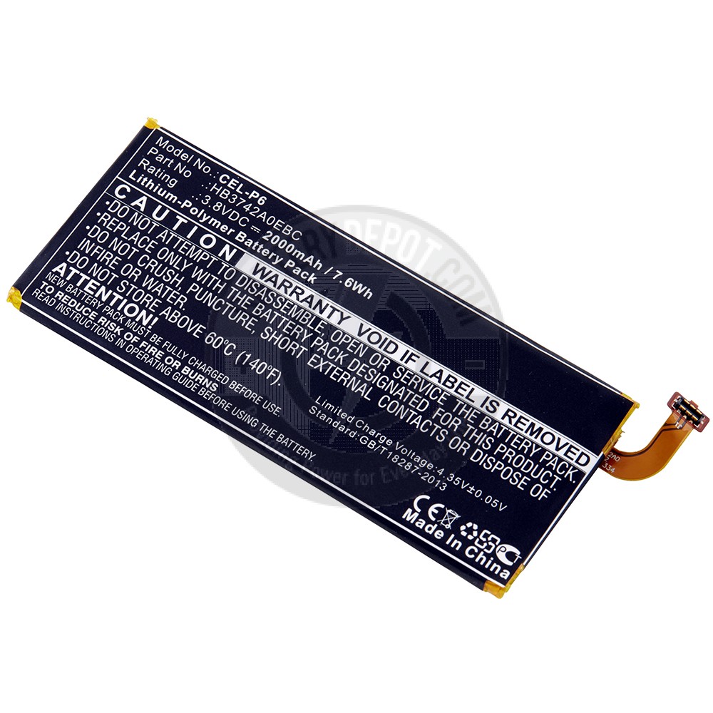 Cell Phone Battery for Huawei Ascend G6 & G7