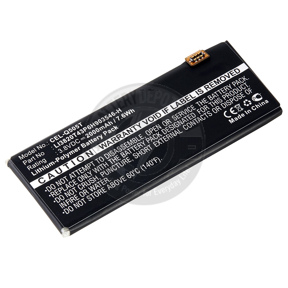 Cell Phone Battery for ZTE Speed & Vital