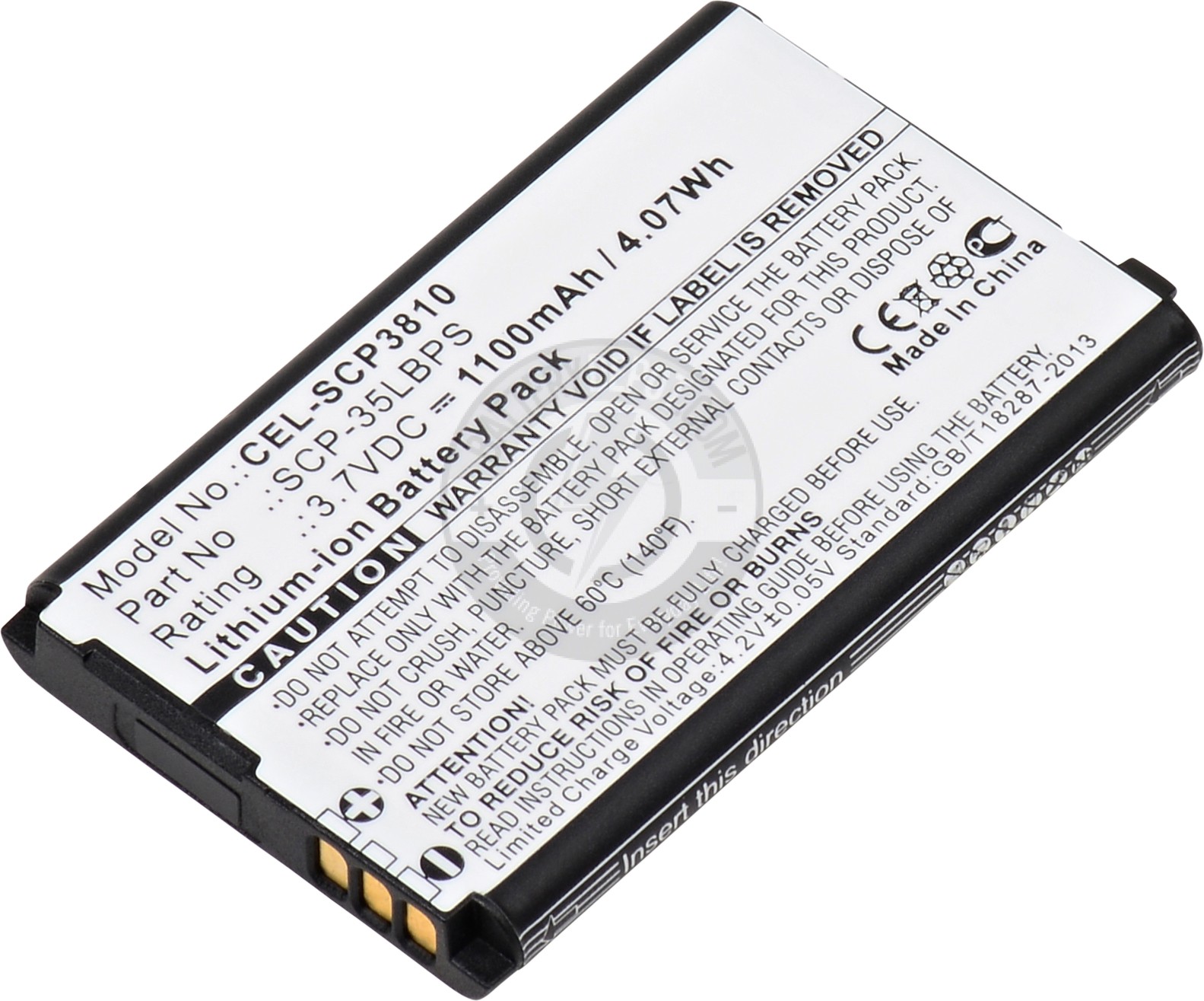 Cell phone battery for Sanyo