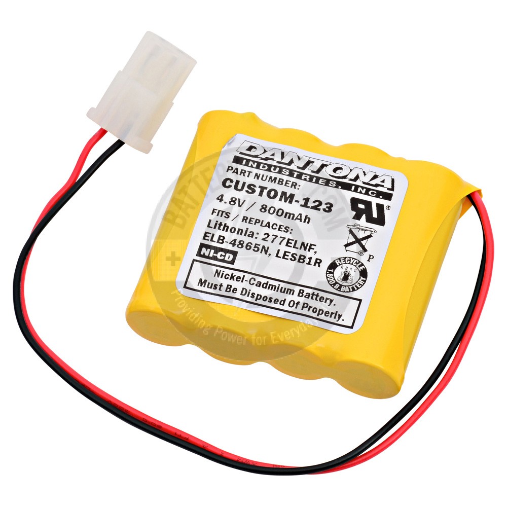 Battery for Lithonia ELB-4865N