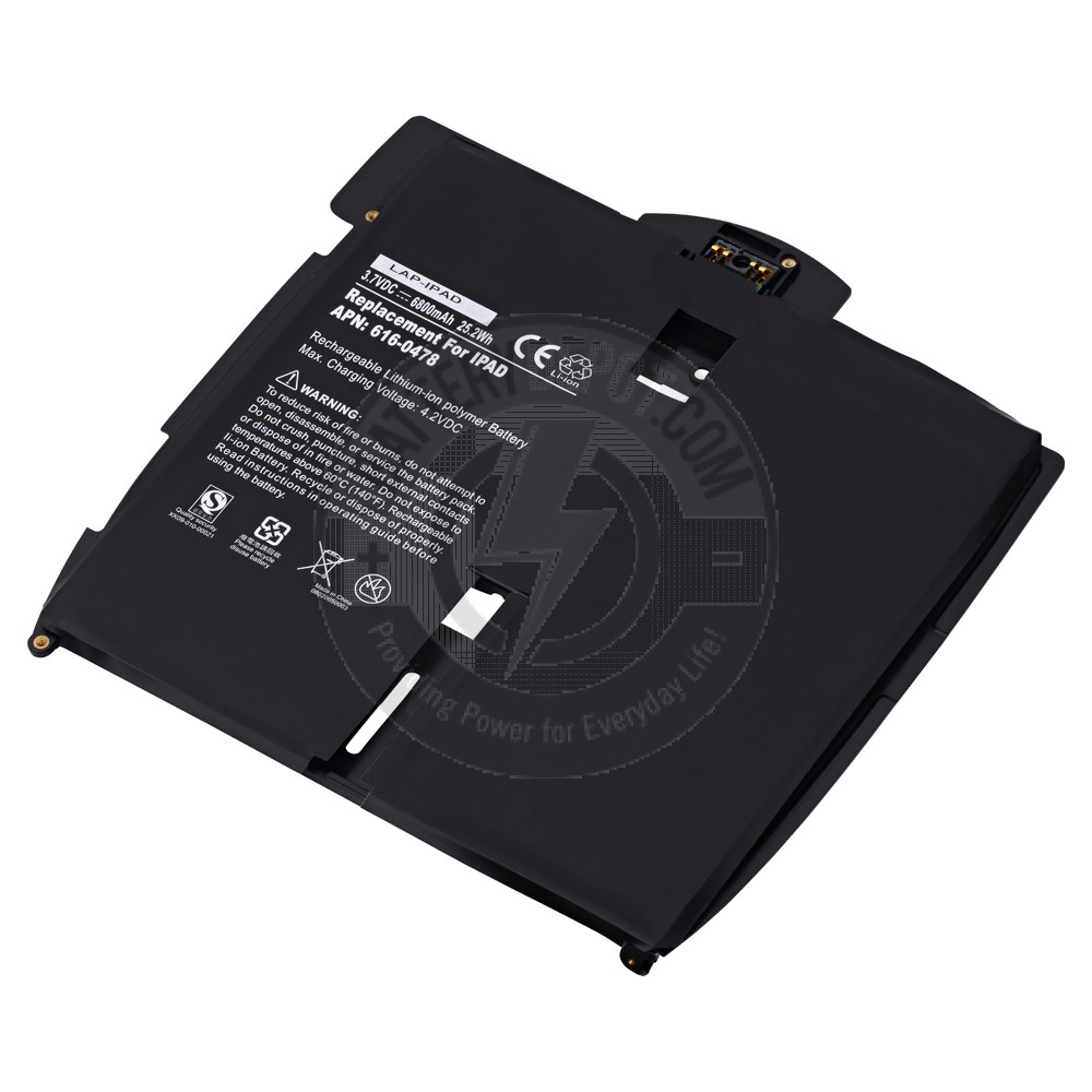 969TA028H iPAD A1315 Replacement for  616-0448 iPAD A1219 Rechargeable Battery for Apple iPAD 616-0478 iPAD 1st 