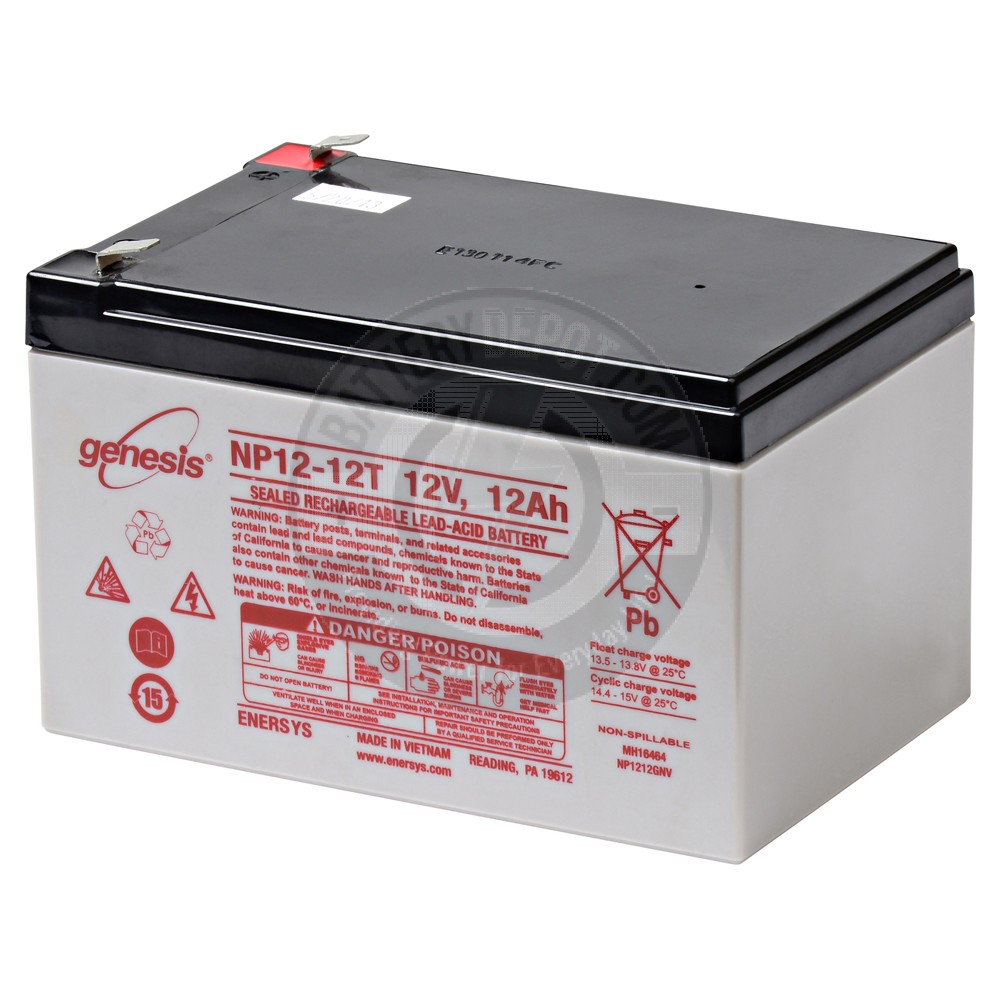 12v 12Ah Sealed Lead Acid Battery with F2 Terminals