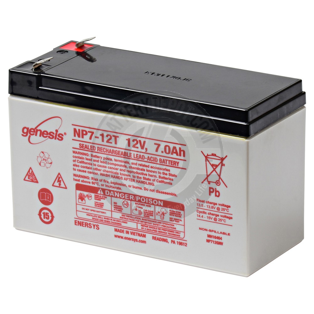 12v 7Ah Sealed Lead Acid Battery with F2 Terminals