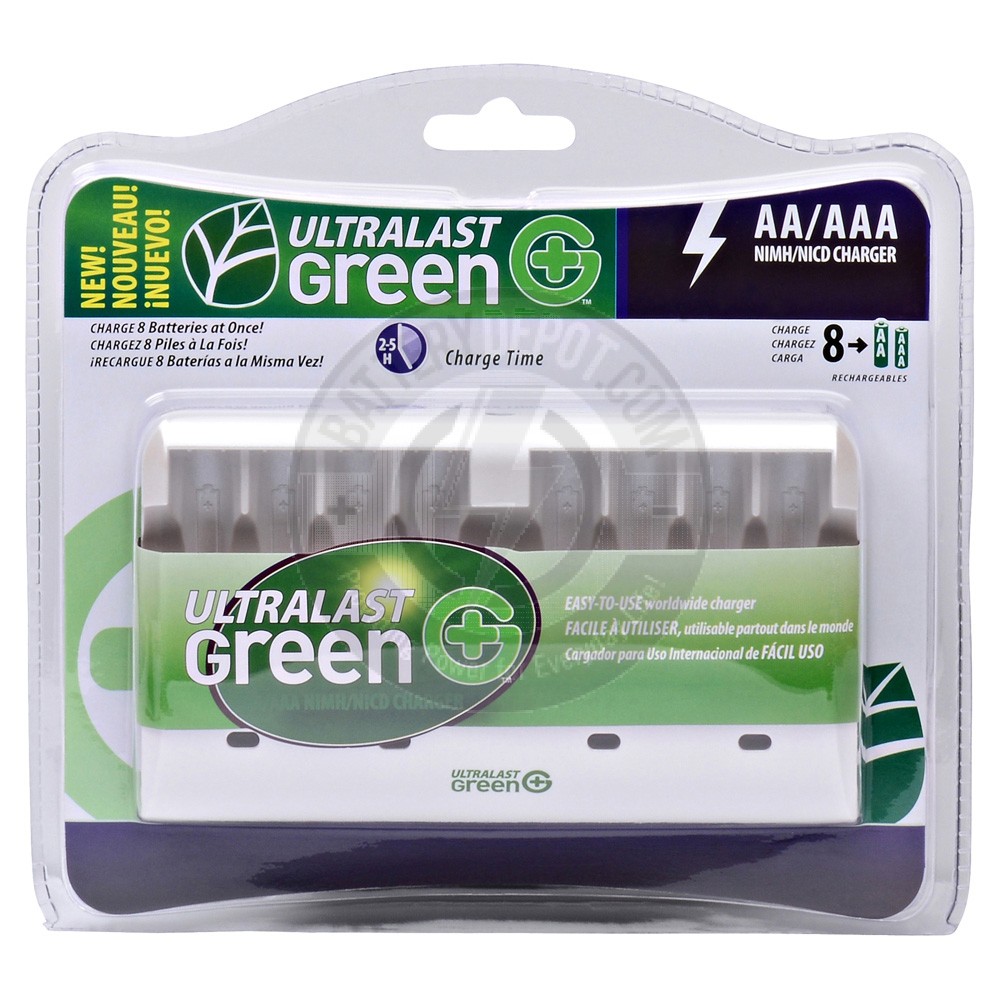 8 Slot Charger for AA & AAA NiMh/NiCd Batteries