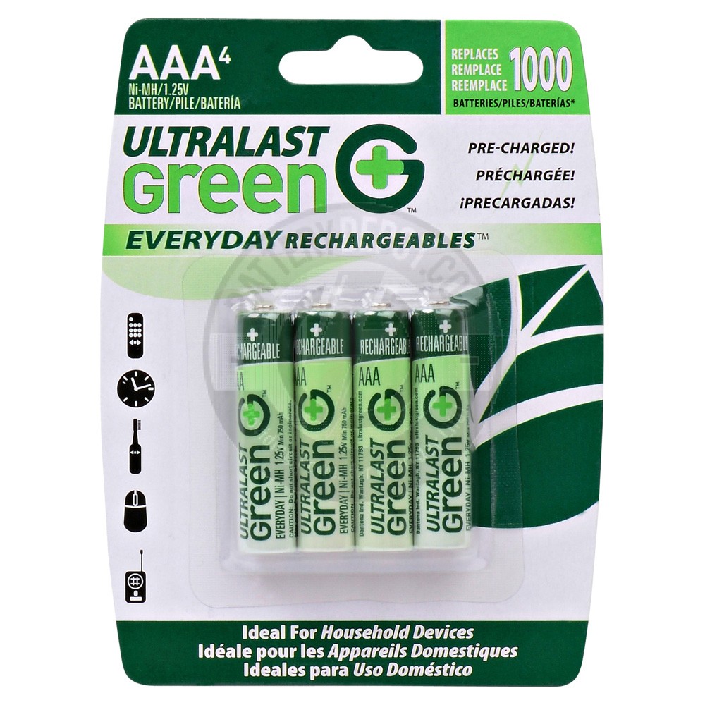 Ultralast Ni-Mh AAA, 4 Pack