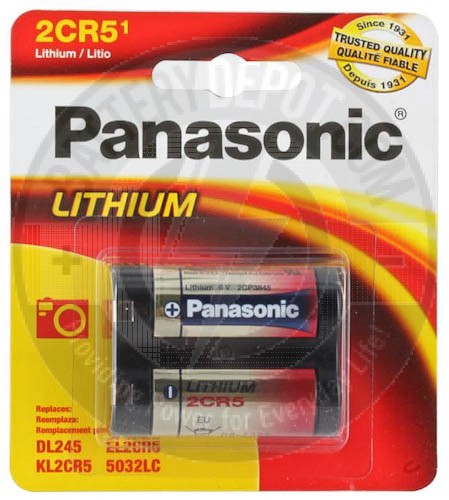 Panasonic 2CR5 Battery