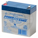 Powersonic 4v 10Ah Sealed Lead Acid Battery with F1 Terminals