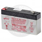6v 1.2Ah Sealed Lead Acid Battery with F1 Terminals