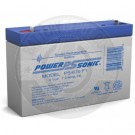 Powersonic 6v 7Ah Sealed Lead Acid Battery with F1 Terminals
