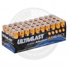 UltraLast AA battery, 40 pack